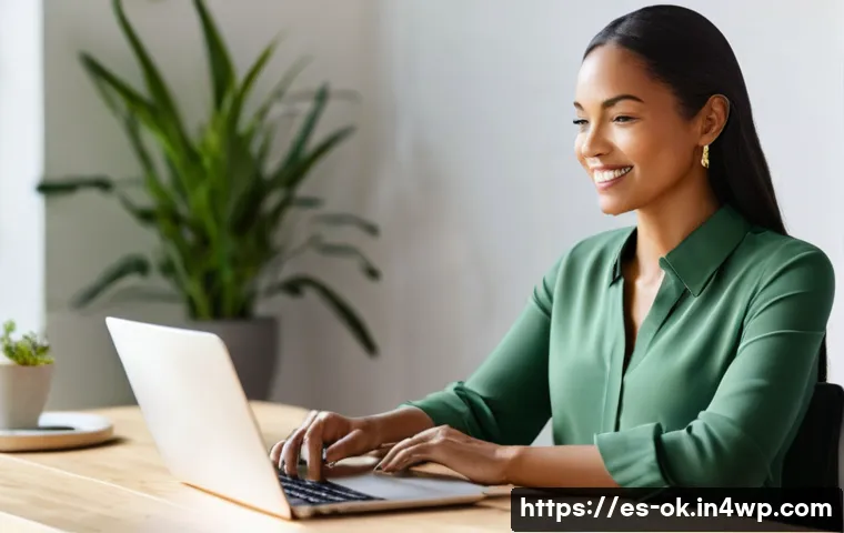 아보하를 통해 삶이 풍요로워지는 이유 - **Prompt:** "A radiant and confident woman, in her early thirties, is seated at a minimalist, light-...